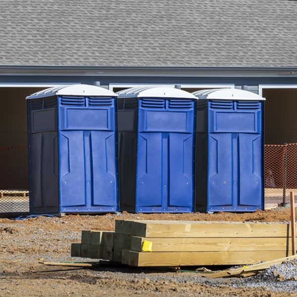 are there any restrictions on what items can be disposed of in the porta potties in Cloud Lake